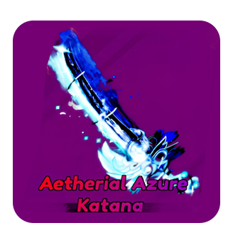 Roblox Blade Ball Aetherial Azure Katana