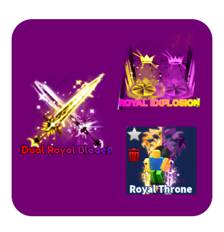 Roblox Blade Ball Dual Royal Blades SET