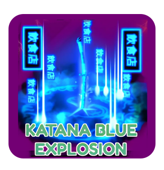 Roblox Blade Ball Katana Blue Explosion