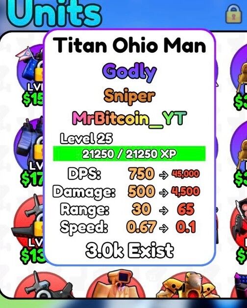 Skibidi Tower Defense All Server Titan Ohio Man (Sniper-Sign)